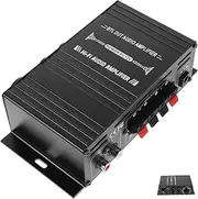 JECOMPRIS 12v Mini Portable Amplifier for Car Home and Motorcycle Audio Compact Speaker Amp for Voice Amplification and Multidevice Support Lightweight and Easy to Install