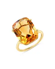 Bloomingdale's Fine Collection Citrine Statement Ring in 14K Yellow Gold