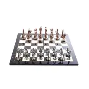 Ancient Egypt Pharaoh Antique Copper Figures Metal Chess Set for Adults,Handm...