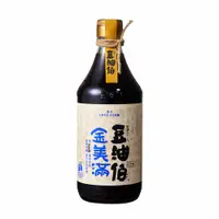 在飛比找PChome24h購物優惠-【豆油伯】金美滿醬油(無添加糖)500ml