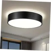 Black Flush Mount Ceiling Lights, Dimmable 5CCT Modern LED Ceiling Light