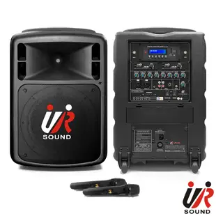 UR SOUND 350W藍牙/USB/SD雙頻移動式無線擴音機 PU-9S902NB