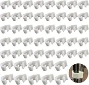 UtySty 50 Pack Wire Cage Clips Cat Cage Door Latch Buckle Lock Snap on Detachable Connector Clamp for DIY Assembly Kitten Puppy Chicken Quail Pigeon Dog Rabbit Cages Gate Yard