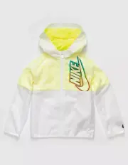 NIKE 86G476 Full Zip Boys Hoodie Track Jacket White / Yellow ( 5 )
