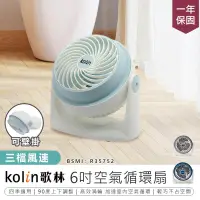 在飛比找PChome24h購物優惠-【歌林】6吋空氣循環扇 KFC-MN621 電風扇【AB12