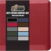 GORILLA GRIP Original 3/4" Premium Anti-Fatigue Comfort Mat, Phthalate Free, Ships Flat, Ergonomically Engineered, Extra Support and Thick, Kitchen and Office Standing Desk (39x20: Red)