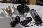 Handheld Immersion Blender 1000W 12-Speed 5In1 Hand Mixer Stick Food Processor