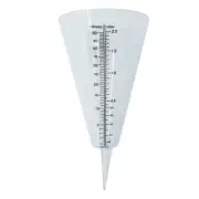 Transparent Rain Measure Tube Rainfall Gauge Meter Measuring Cup