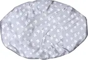 Kisangel Breathable Bassinet Mattress Pad and Smooth Sheet with Chic Star Pattern for Nursery Decor for Cradle and Bassinets
