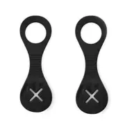 2 Pack Dog Poop Bag Holder Leash Waste Carrier Hands Free for Leash Bike