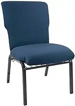Flash Furniture Advantage Navy Discount Church Chair - 21 in. Wide