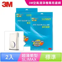 在飛比找momo購物網優惠-【3M】Slimax超薄型清淨機專用濾網組1年份/超值2入組