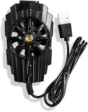Mobile Phone Radiator Heat Dissipation Clip Portable Mobile Phone Cooling Fan Fast Heat Dissipation Low Noise Wide Compatibility Black One Size