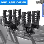 Double Gun Holder Rack for ATV Gun Mount for ATV Bow Rack Tool Grips Shotguns Ho