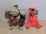 Scooby-Doo Plush Scooby Fluorescent And Donkey Kong Factory 9”