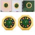 Billiard Wall Clock Wall Decoration Large Arabic Numerals Silent Gifts Wood
