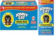 JONNY CAT Jumbo Heavy Duty Tear Resistant Plastic Litter Box Liners 5 & 15 ct ✅