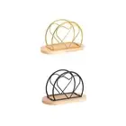 Napkin Holder for Table Convenient Creative Wooden Upright Napkin Dispenser