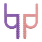Tuxepoc Sensory Chew Toy Set (Pink & Purple) Brand New/Sealed!!