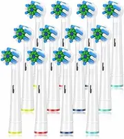 [Schallcare] Generic Replacement Brush Heads for Oral b, Compatible Braun electric toothbrush heads Cross