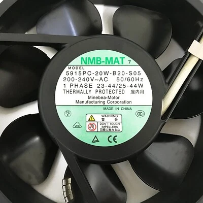 New In Box NMB-MAT 5915PC-20W-B20-S05 Cooling Fan 200V 35W