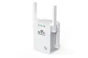 WiFi Extender Signal Booster for Home, Upgraded WiFi Range Extender Wireless Repeater Internet Amplifier with 4 High Power External Antennas Ethernet Ports for Whole Home WiFi Coverage 12(White)
