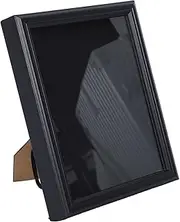 LOLIPPYY Veteran Flag Case with Tempered Glass Display Box for Wall Mounted Flag Presentation Black Wooden Storage for Honoring Veterans Achievements