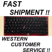 NEW Norwegian Keyboard Lenovo Thinkpad Edge E431 E440 L440 L450 L460 BACKLIT