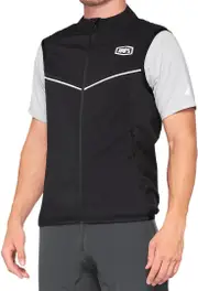 100% Corridor Bicycle Vest, black, Size S for Men
