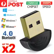 V4.0 Mini Wireless USB Bluetooth Adapter Dongle Receiver PC WIN 7 8 10 XP VISTA