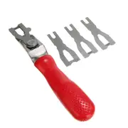 3 Blade Vinyl Flooring Welding Cutting Kit Carpet Skiving Tools red silver