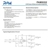 在飛比找蝦皮購物優惠-貼片 PAM8202   2 W Class-D Stere