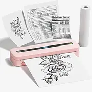 Phomemo M832 Portable Thermal Printer Bluetooth for Travel, Mobile Thermal Printer Support A4, 2.08'', 3.14'', and 4.33'' Thermal Paper, Compatible with Windows, Mac OS, Linux, Android & iOS, 300Dpi