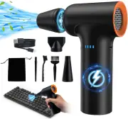 Compressed Air Duster - High Speed 300000RPM Electric Air Duster,120M/S 3 Gear 1