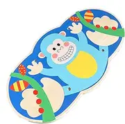 Kids Balance Board, Rocking Balance Board, Balance Training Toy, Wooden Wobble Exercise Board for Sensory Training, Indoor Educational Toy, 41.5x23.5x7 cm for Stability and Coordination Development