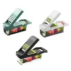 Vegetable Chopper Spiralizer Vegetable Slicer Onion Chopper with Container