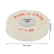 Professional Handcrafting Tool 3'' Buffing Polishing Wheel for Precise Products