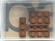 LEGO Parts - Reddish Brown Plate 1 x 3 - No 3623 - QTY 5