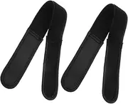 [Toyvian] 1 Pair No Buckle Elastic Belt For Men And Women Invisible Belt With Hook And Loop Fastener Stretchy Waistband For Jeans Comfortable Waistband For Everyday Use