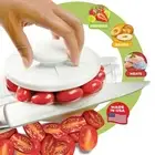 Vegetable Cutter - Bagel Slicer with Non-Slip Holder for Easy and Stable Slic...
