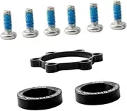 ibasenice 9pcs Conversion Washers Smooth Screw Washers for Bike Bolts Practical Gaskets for Mountain Biking with Precision Engineering