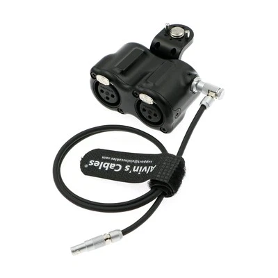 Alvin’s Cables RED DSMC3 5 Pin to Dual XLR Adapter for RED V-Raptor| ARRI Ale...