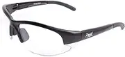 Rapid Eyewear CLEAR BIFOCAL + 1.5 SAFETY GLASSES with Magnified Reading Segments for Men and Women. Use for DIY, Lab Work and Sports inc. Cycling, Shooting, Golf etc. UV400 Protection