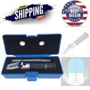 Brix Refractometer Dual Scale Alcohol Tester for Homebrew Wine & Beer