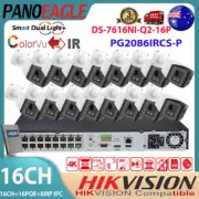 Hikvision 16CH 16POE 8MP Dual Light Color Panoramic IP Camera Security System AU
