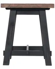 Alaterre Adam 21In Solid Wood Side Table