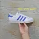 adidas 愛迪達 SUPERSTAR 白鞋 白色 紫標 紫色 皮革 經典款 運動鞋 板鞋 G27810