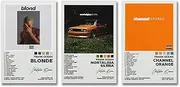 Frank Poster Ocean Music Album Cover Poster A Set of 3 Canvas Posters Room Aesthetic Festival Family Bedroom Decor Wall Art Home08x12inch(20x30cm)-3pcs Frank Ocean Frank Poster Ocean Music Album Co