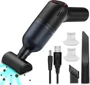 WOTOW Portable Car Vacuum Cleaner, 9000Pa/120W High Power Wireless Handheld Vacuum, USB Rechargeable Vacuum Cleaner for Keyboard Laptop Piano Wet & Dry Use, Quick Cleaning, Bonus Filter and Nozzles