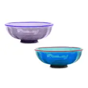 La DoubleJ Murano Glass Luxury Nut Bowls, Set of 2